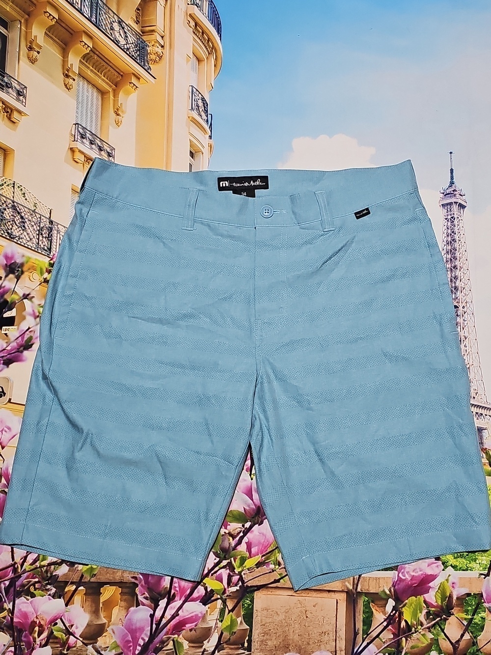 Travis Mathew Blue Shorts Size 34